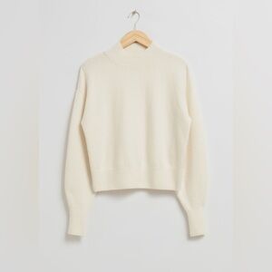 Paris Atelier & Other Stories Mock-Neck Sweater Women’s Size Small